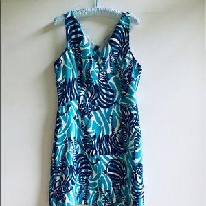 GORGEOUS LILLY PULITZER DRESS .A ZEBRA CAN BE SEEN
